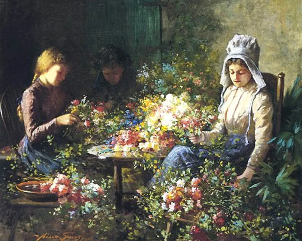 Broderie diamant Flower Sellers - Abbott Fuller Graves