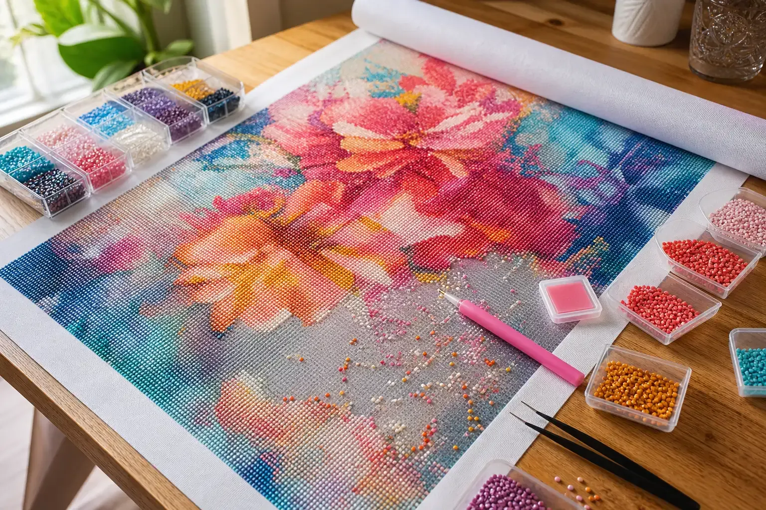 Le diamond painting français se choisit avec les bons repères