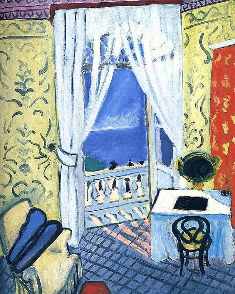 Broderie diamant Intérieur avec étui de violon - Matisse