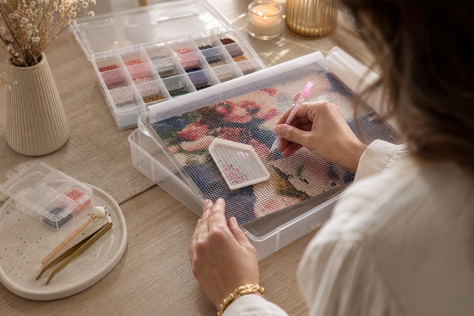 Comment faire du diamond painting sans perdre de strass