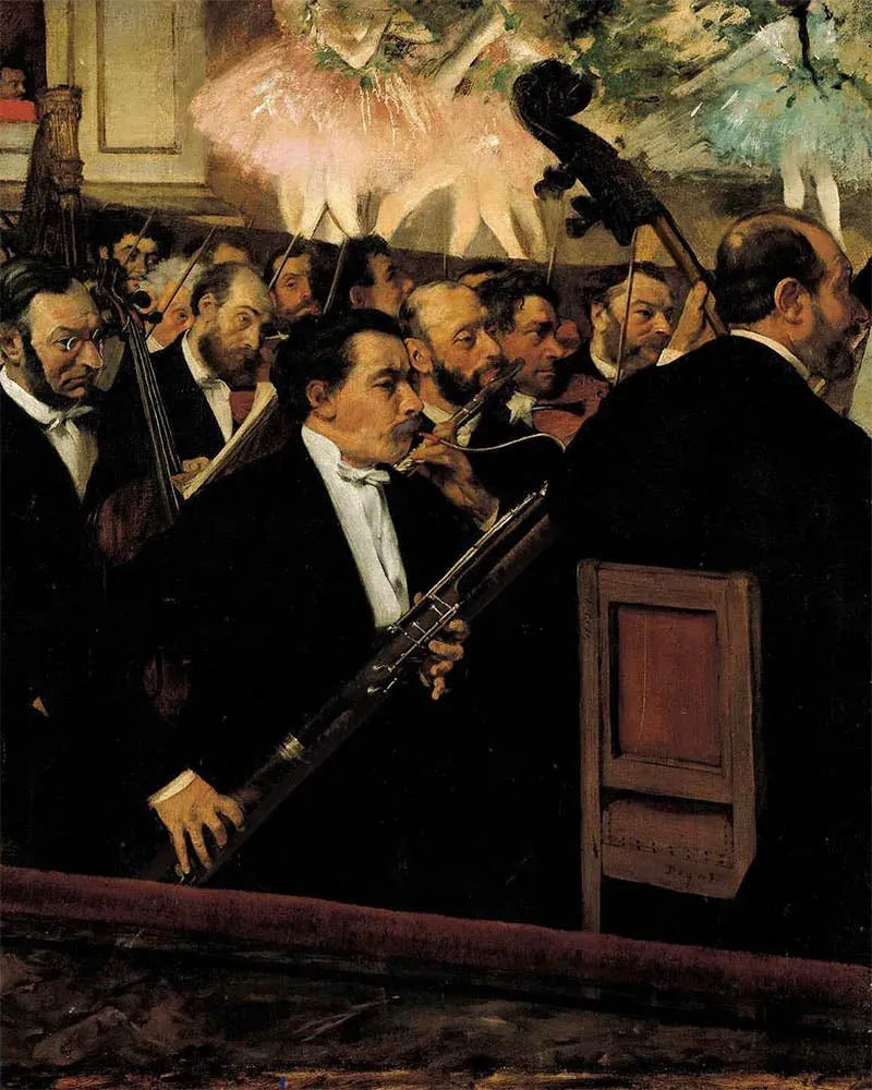 Broderie diamant L'Orchestre de l'Opéra - Degas