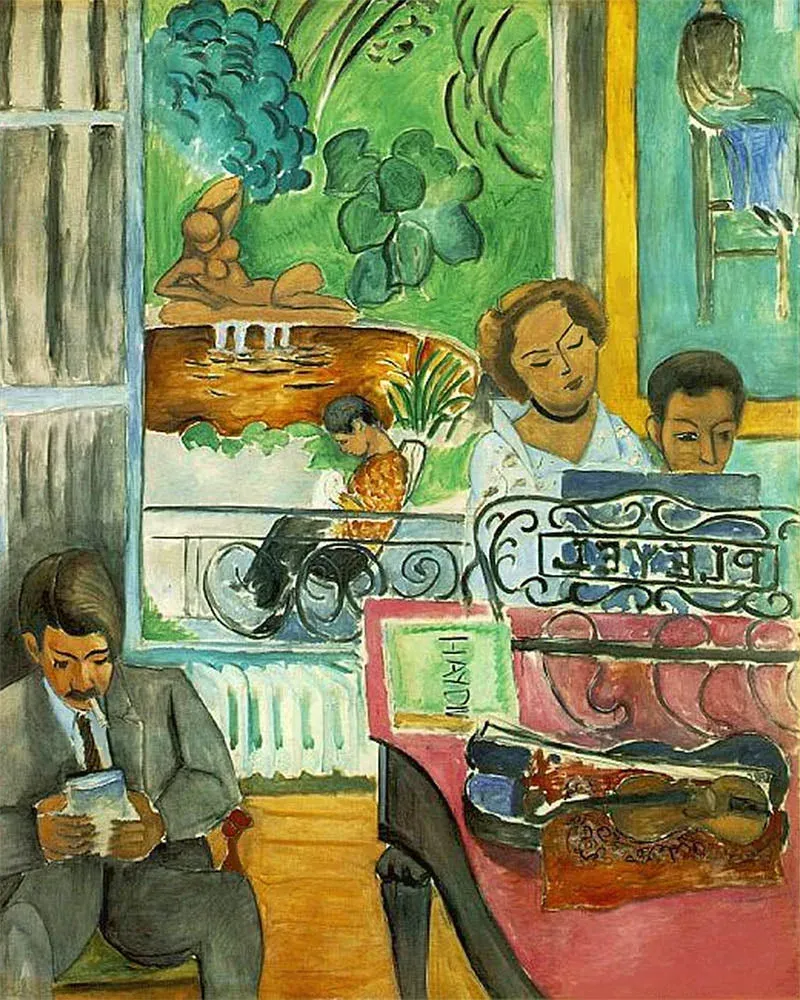 Broderie diamant La Leçon de musique - Matisse