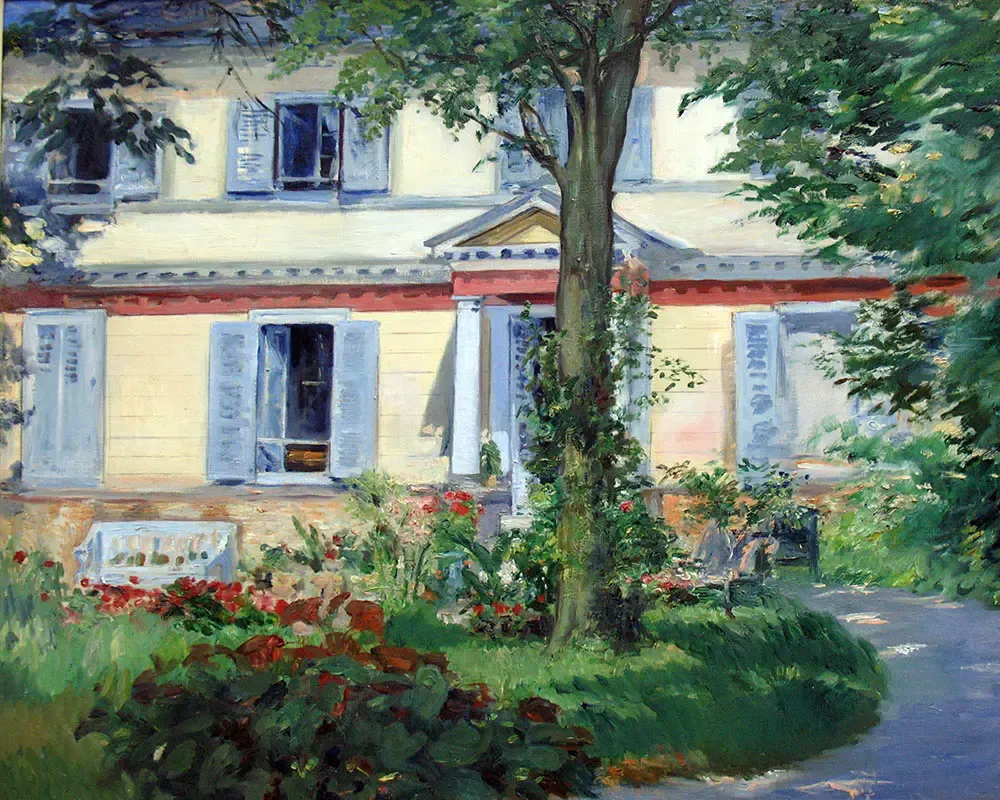 Broderie diamant La maison du Rueil - Manet