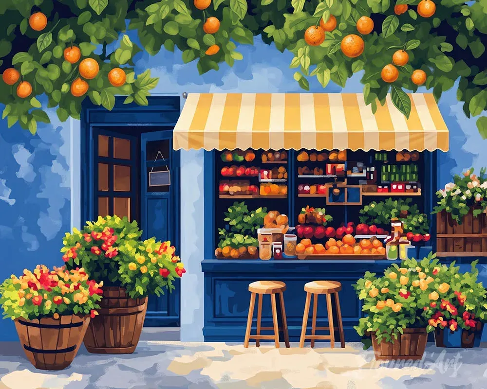 Broderie diamant La Petite Épicerie