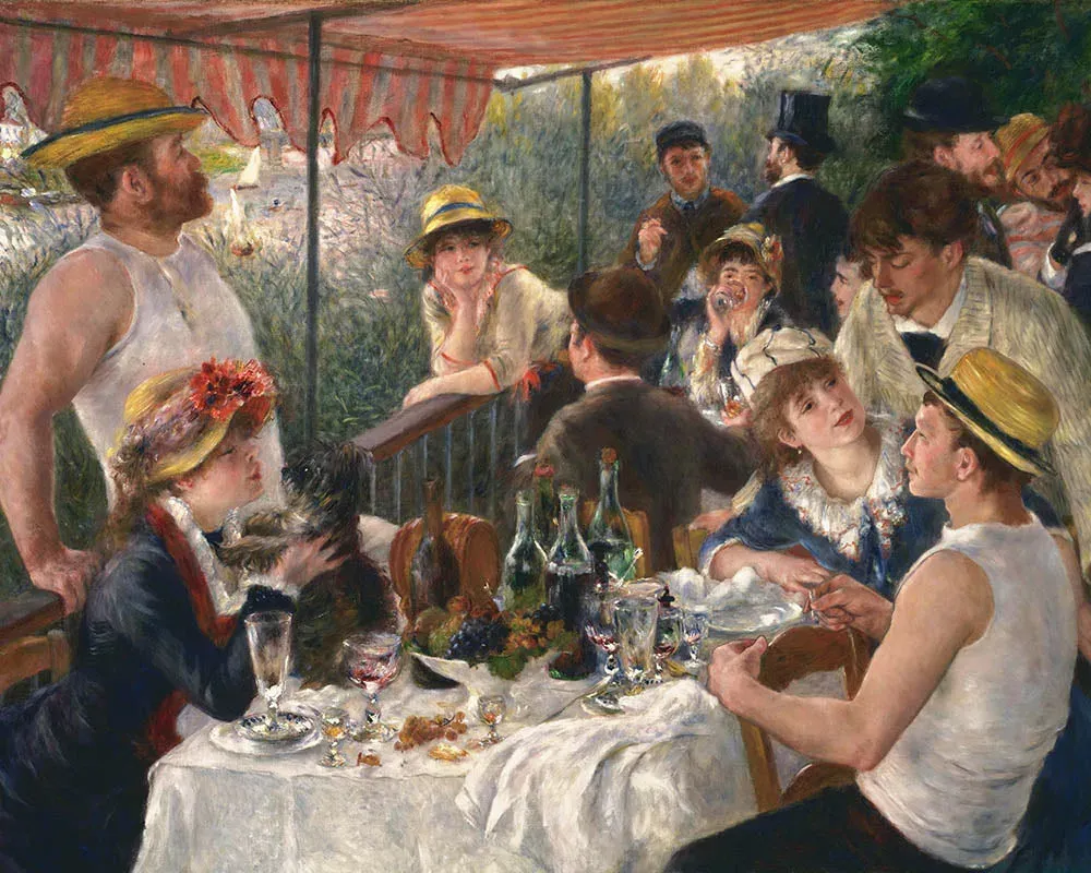 Broderie diamant Le Déjeuner des canotiers - Renoir
