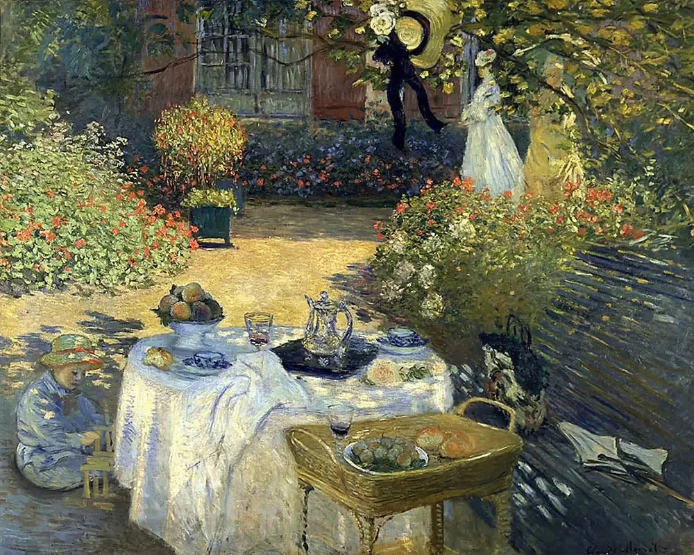Broderie diamant Le Déjeuner - Monet