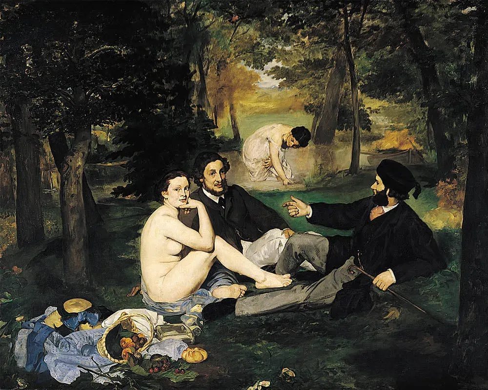 Broderie diamant Le Déjeuner sur l'herbe - Manet