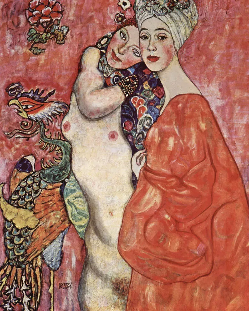Broderie diamant Les amies - Klimt