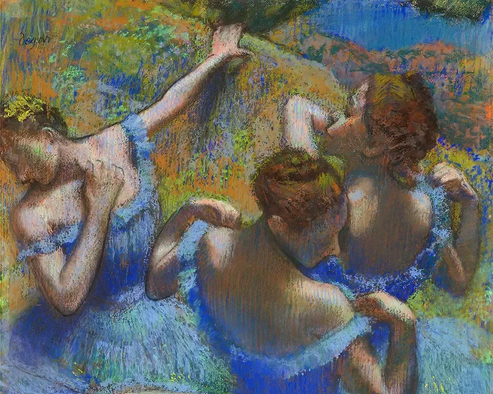 Broderie diamant Les Danseuses bleues - Degas