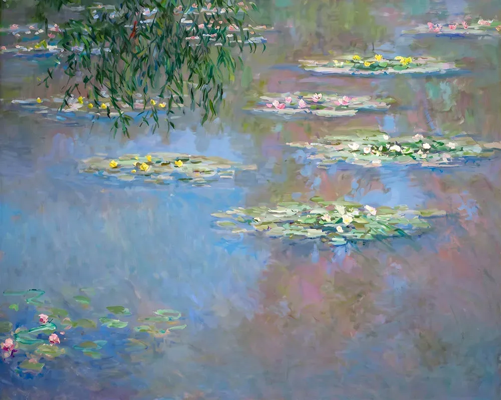 Broderie diamant Nymphéas, 1903 - Monet