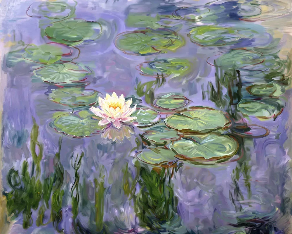 Broderie diamant Nymphéas, 1915 Musée Marmottan Paris