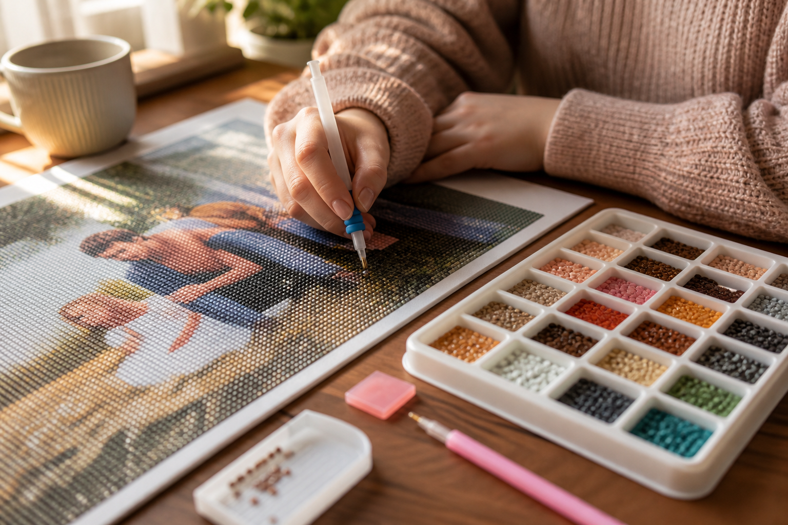 Votre diamond painting personnalisé commence par une photo nette