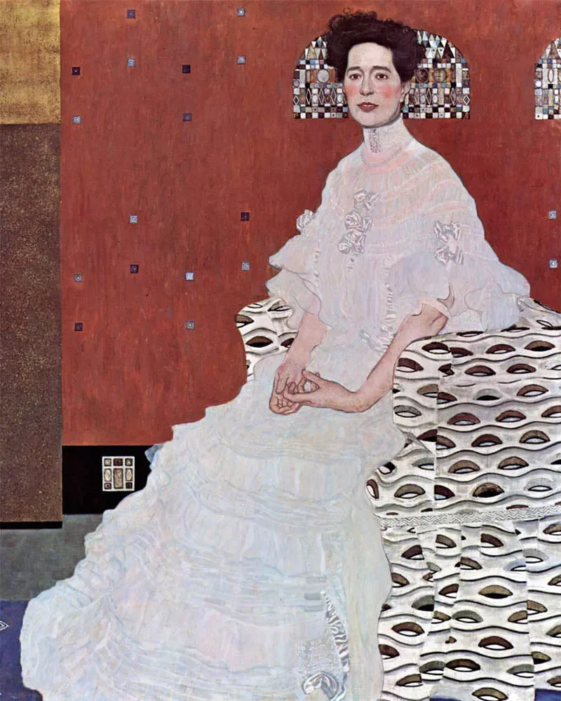 Broderie diamant Portrait de Fritza Riedler - Klimt