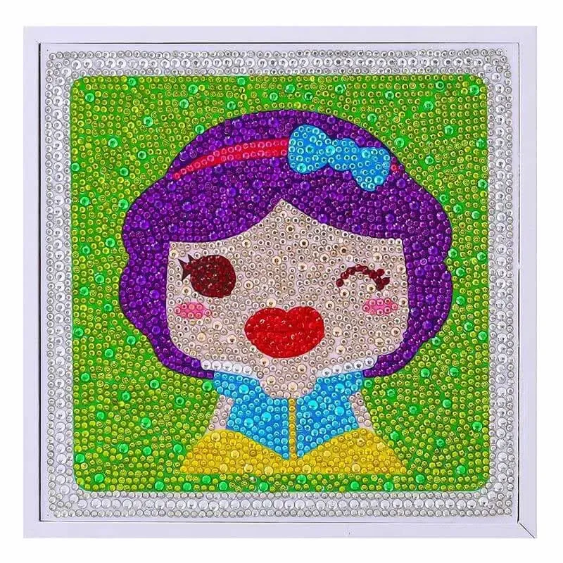 Cadre Photo Princesse pour Diamond Painting 20x20cm