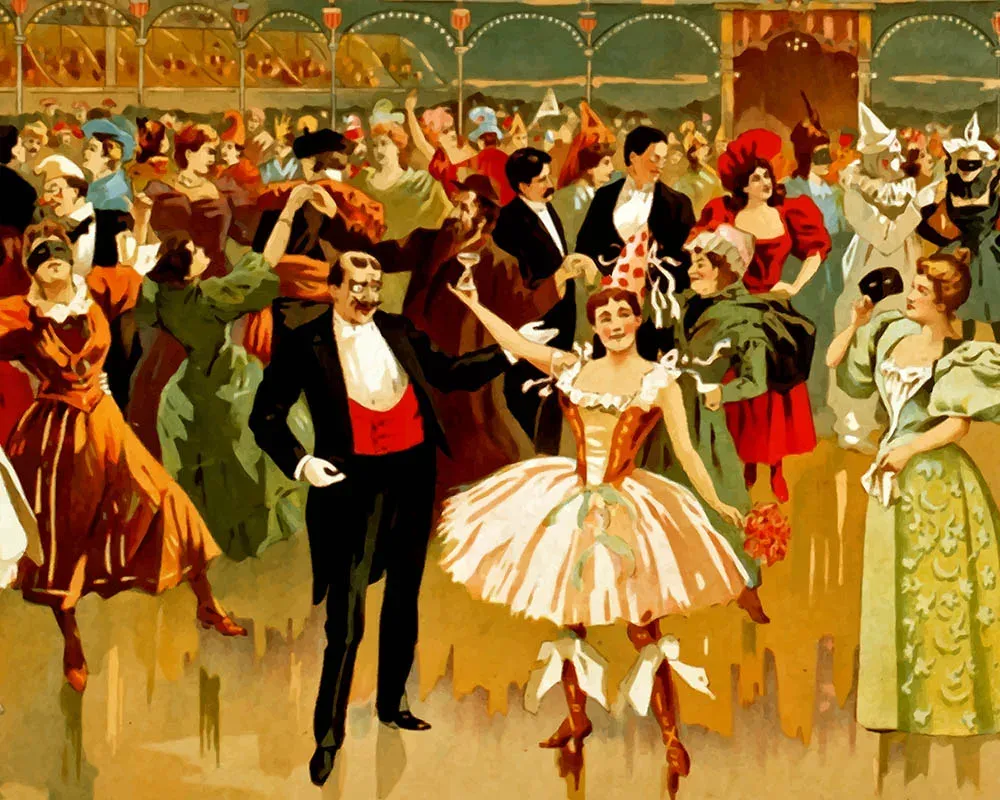 Broderie diamant Salle de bal classique