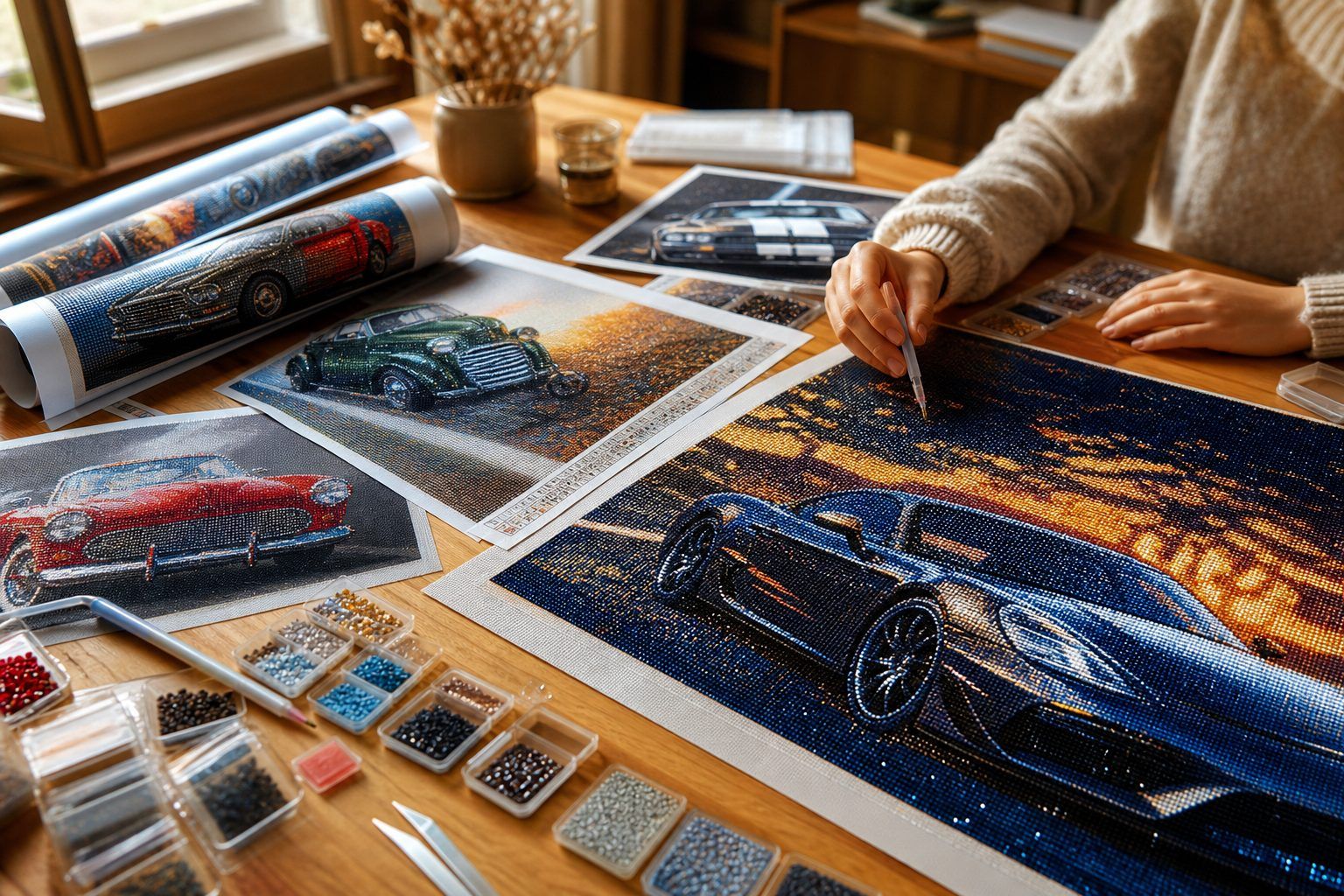 Choisir une broderie diamant de voiture adaptée à son projet