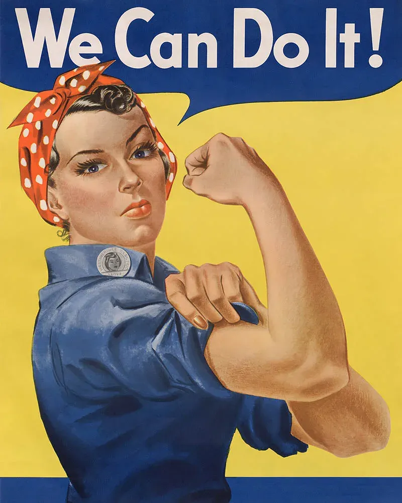 Broderie diamant We Can Do It!