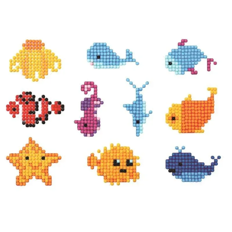 Autocollants Diamond Painting Poissons pour Enfants à Personnaliser