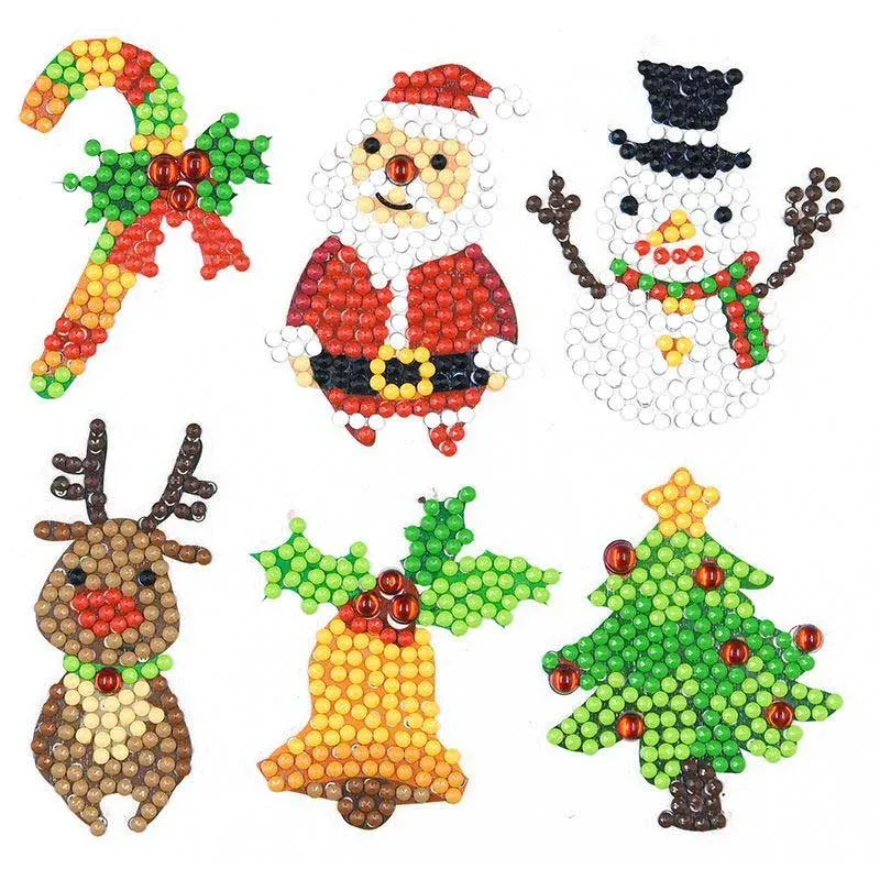Autocollants Diamond Painting Enfants - Décorations Joyeux Noël
