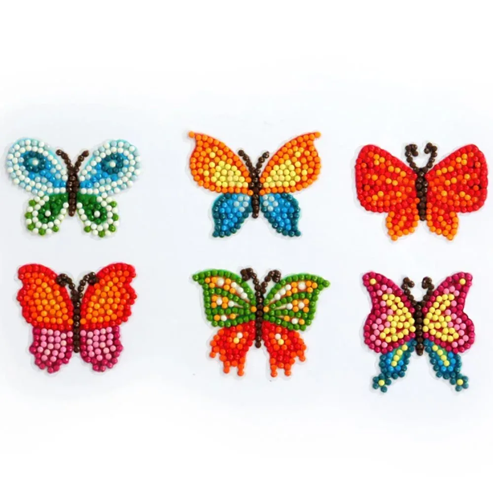 Autocollants Diamond Painting Papillons pour Enfants à personnaliser