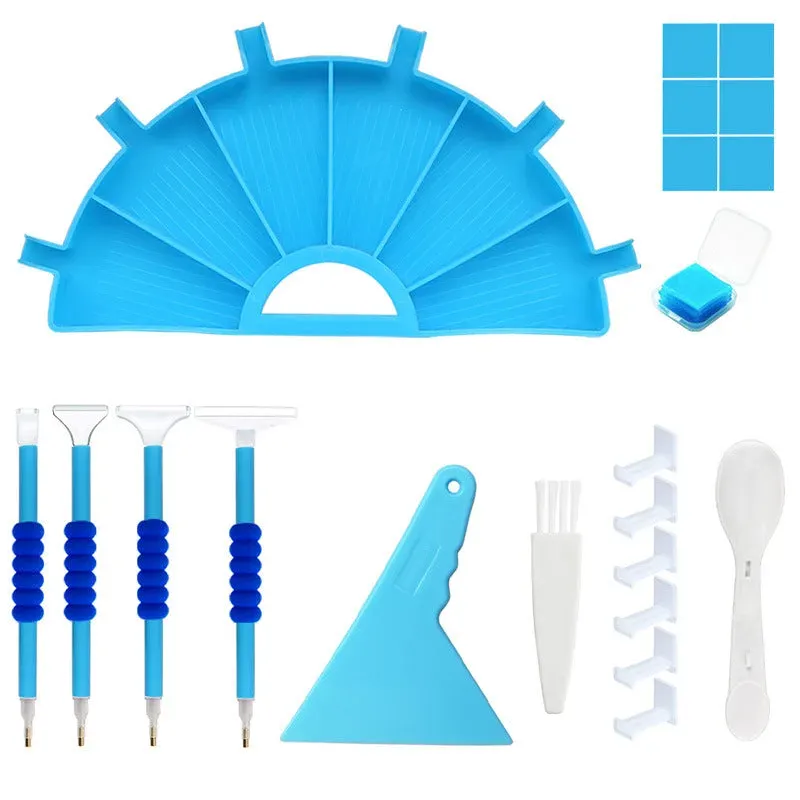 Ensemble 10 Pièces Outils Broderie Diamant Pro
