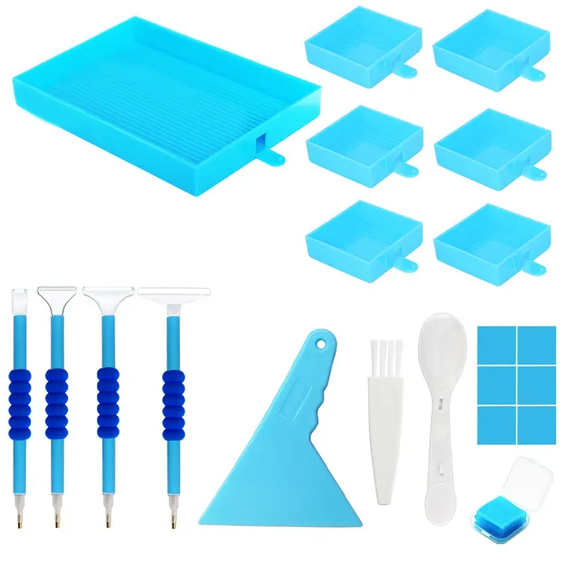 Ensemble d'outils professionnels pour diamond painting - 15 pièces