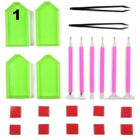 Kit d'accessoires complet pour broderie diamant - Mille Facettes