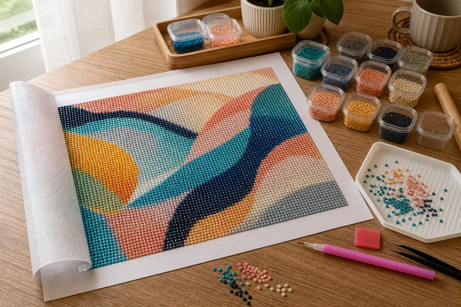 Un kit diamond painting se choisit avec les bons gestes