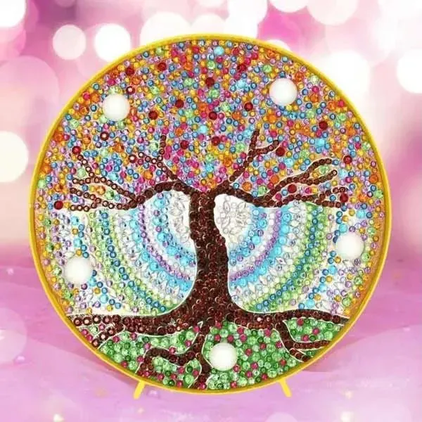 Lampe LED Diamond Painting Arbre pour sublimer vos créations