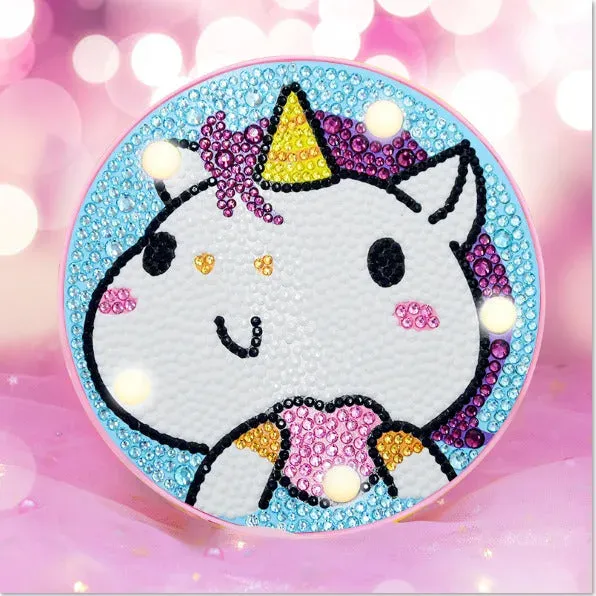 Lampe LED Diamond Painting - Licorne scintillante pour broderie