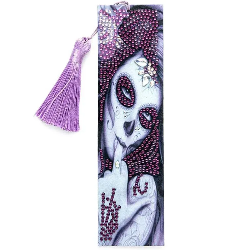 Marque-pages Diamond Painting La Catrina - Élégance mexicaine à broder
