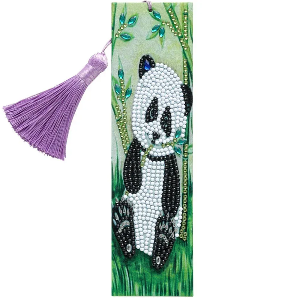 Marque‑pages Diamond Painting Panda - 21×6 cm
