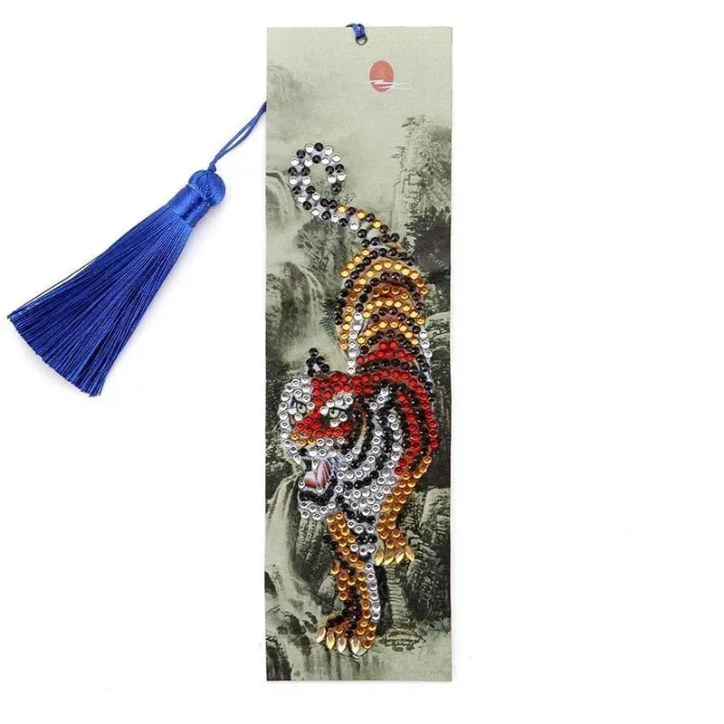 Marque-pages Diamond Painting Tigre pour broderie diamant