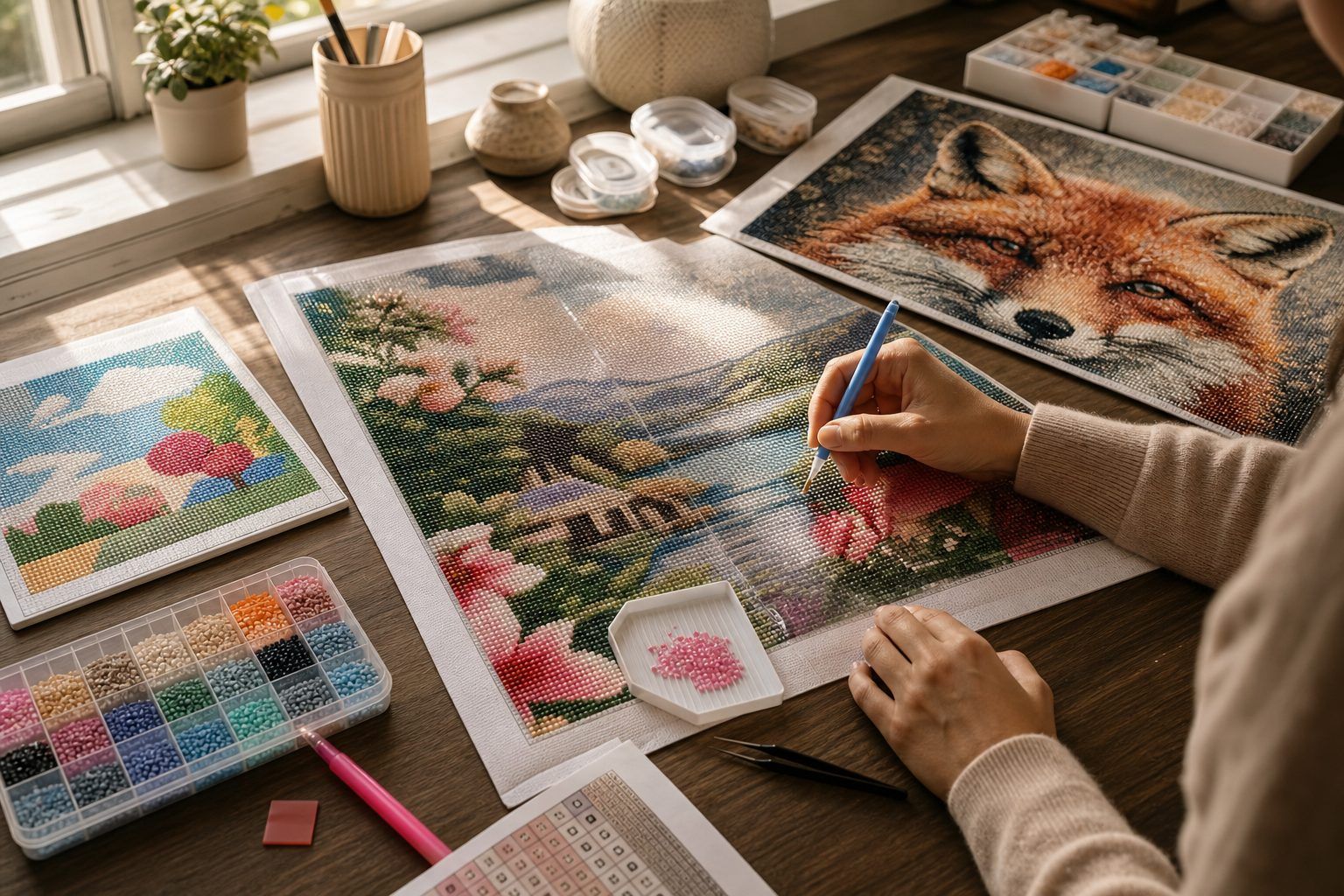 Choisir le bon kit de diamond painting selon votre niveau et votre image