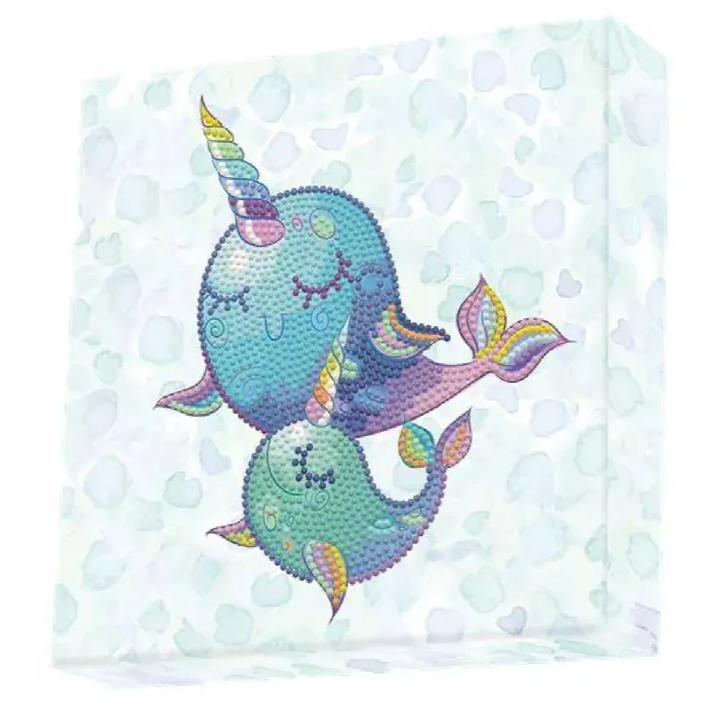 Kit broderie diamant boîte Les rêves du narval