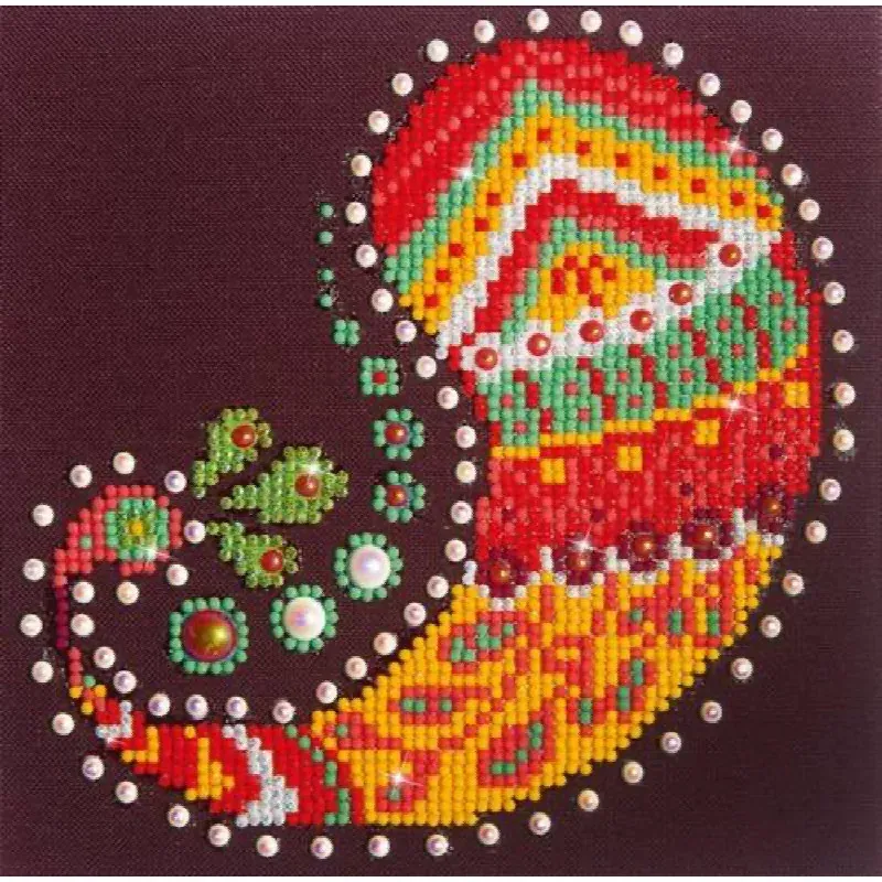 Kit broderie diamant Cachemire Diamond Dotz, 20 x 20 cm