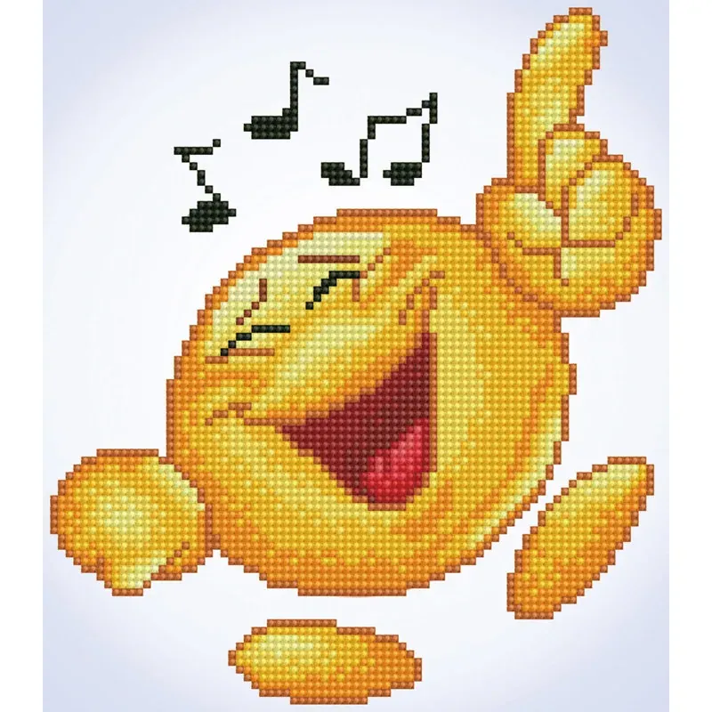 Kit broderie diamant chanteur jive, 26 x 23 cm