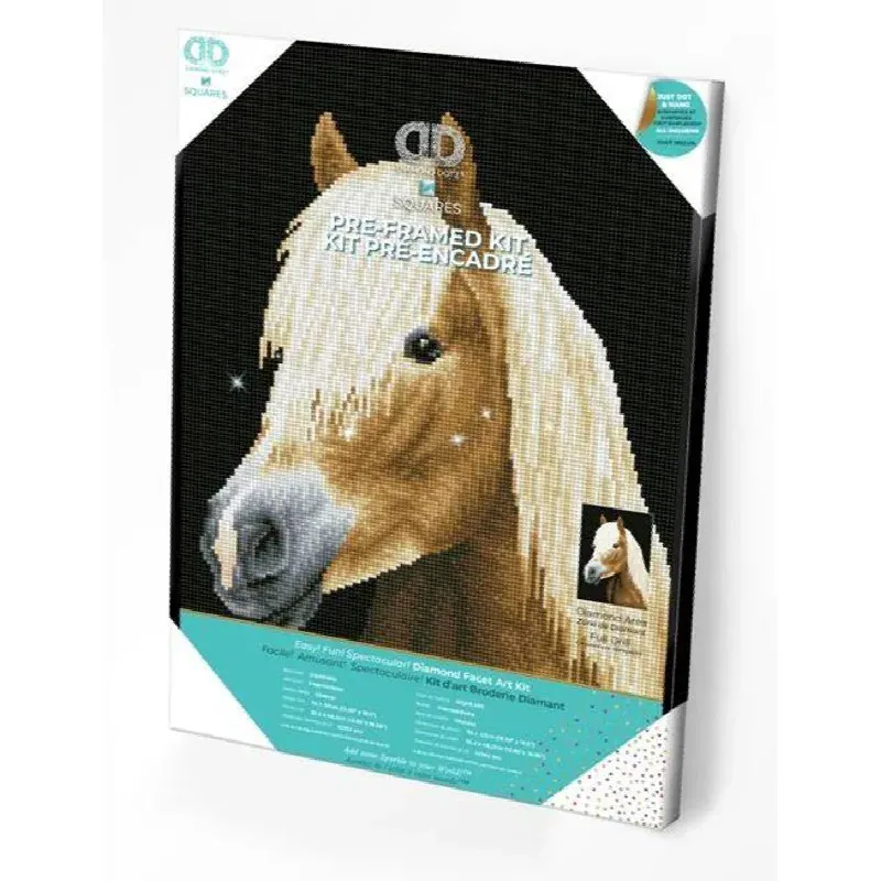 Kit broderie diamant Chester pré-encadré, 31 x 41 cm