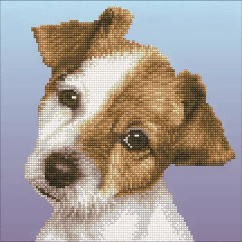 Kit broderie diamant chiot, 30,48 x 30,48 cm