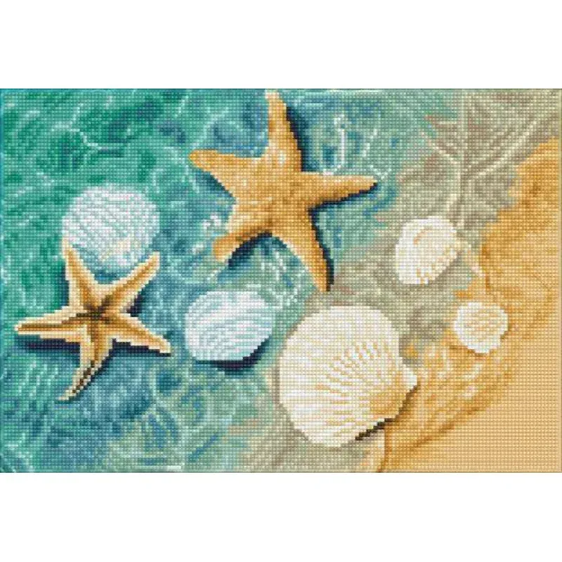 Kit broderie diamant Crystal Shore, 28 x 41 cm