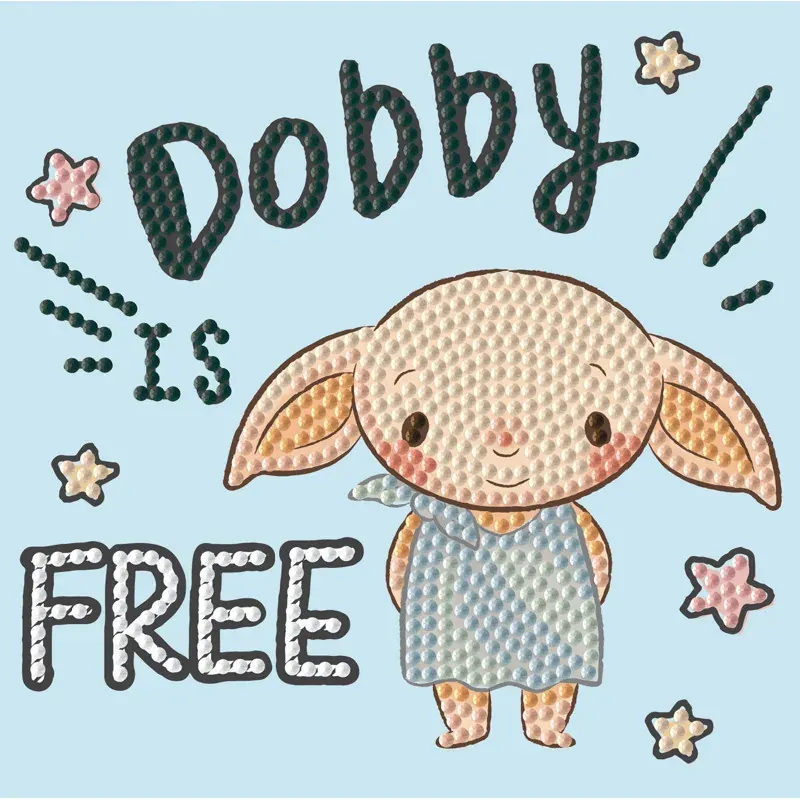 Kit broderie diamant Dobby est libre, 15,24 x 15,24 cm