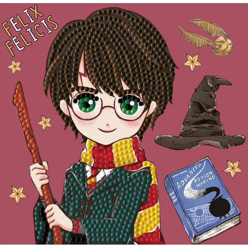 Kit broderie diamant Harry Potter, 15,24 x 15,24 cm