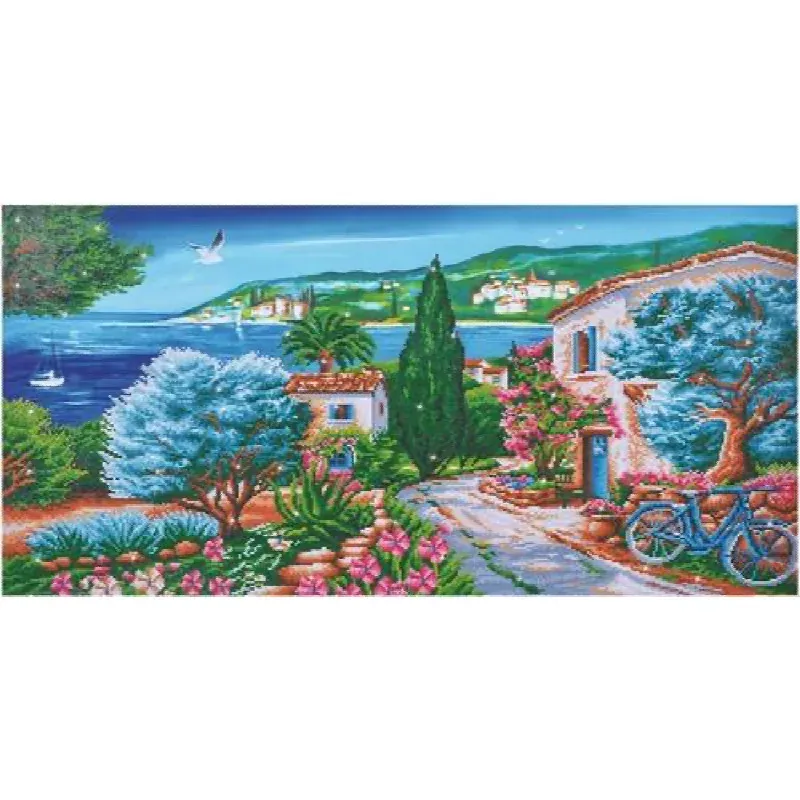 Kit broderie diamant La Provence, 100 x 50 cm