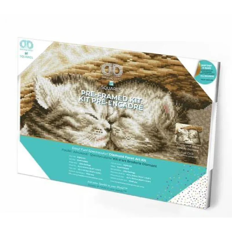 Kit broderie diamant Little Darlings pré-encadré
