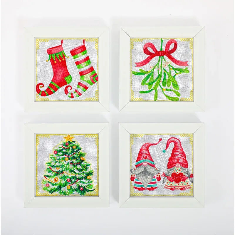 Kit broderie diamant Noël Mini Dotz, 4 dessins