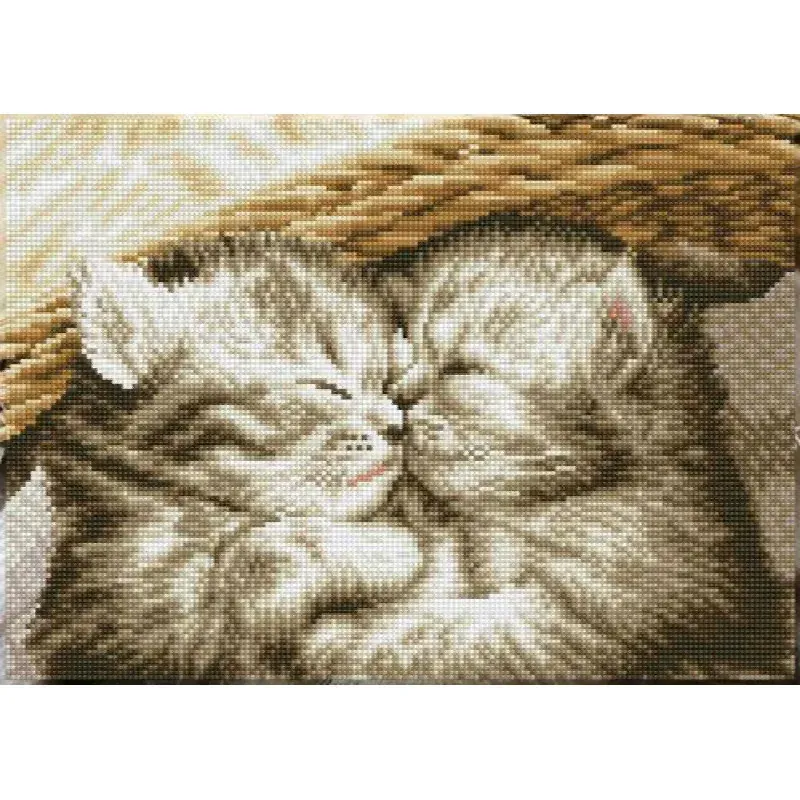 Kit broderie diamant Petits chéris, 31 x 41 cm