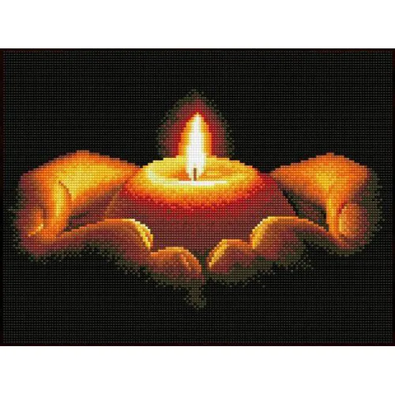 Kit broderie diamant prière quotidienne, 31 x 41 cm