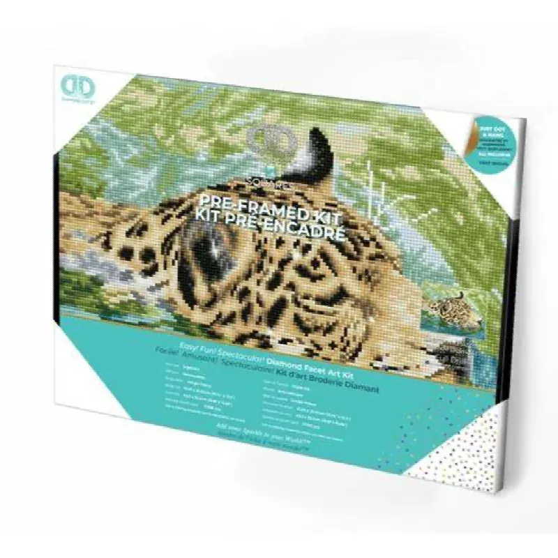 Kit broderie diamant Prince de la jungle, 31 x 41 cm