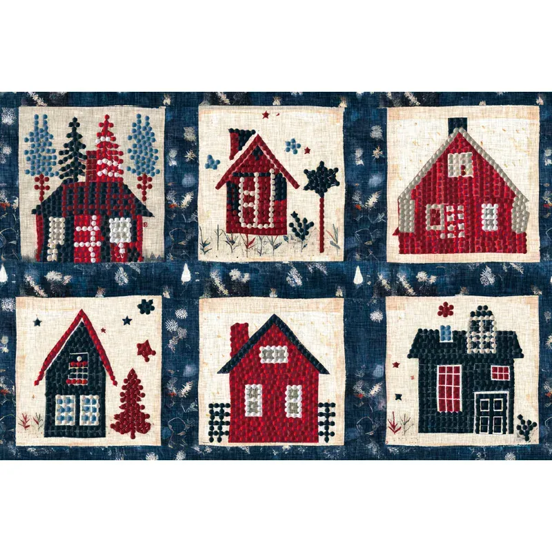Kit broderie diamant Quilt Country, 38 x 20 cm