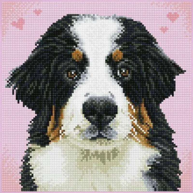 Kit broderie diamant Say Hello to Zuzu, 29 x 29 cm